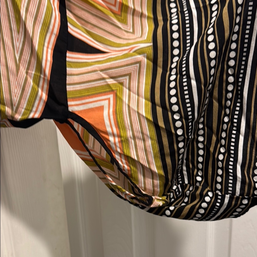 Lulu's Black and Cream‎ Flutter Sleeve Boho Maxi Dress - Picture 4 of 7